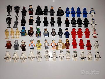 lotto lego minifigure star wars originali