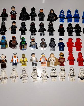 lotto lego minifigure star wars originali