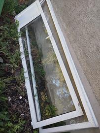 Porta in alluminio bianco 