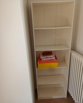 Libreria bianca / armadio / portariviste slim