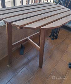 Ikea tavolino legno pieghevole 
