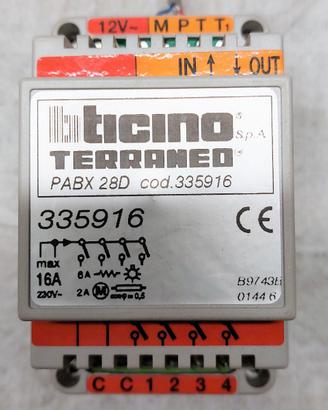 Terraneo 335916 interfaccia pabx citofono