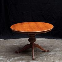 Tavolo rotondo a piede centrale - XIX secolo