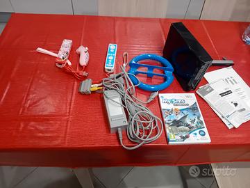 nintendo wii con controller e gioco 