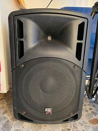 Cassa amplificata 250 watt cono da 12"