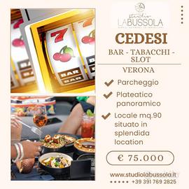 STORICO BAR TABACCHI CON SLOT MACHINE A VERONA