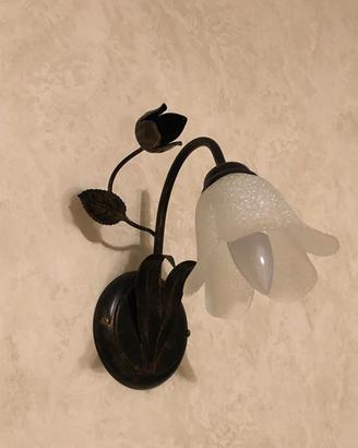 tris di applique in arte povera