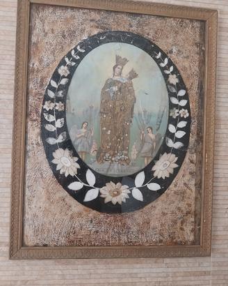 Quadro Madonna di Trapani antico