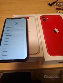 I phone 11 rosso.