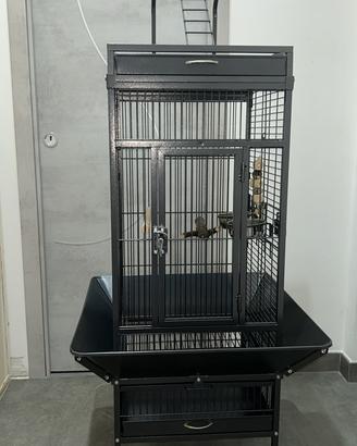 Gabbia per uccelli nuova con scontrino