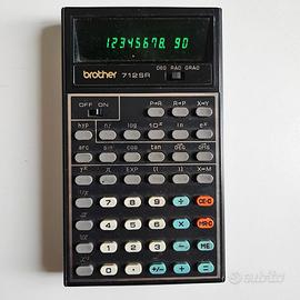Calcolatrice Brother 712sr scientifica vintage