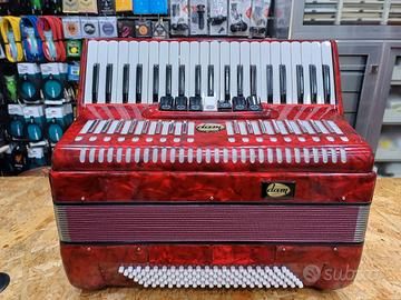 Fisarmonica 120 Bassi 41 Tasti Rossa DAM