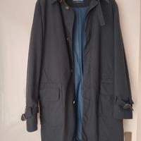 trench uomo blu