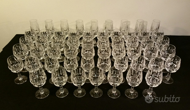 Bicchieri cristallo boemia