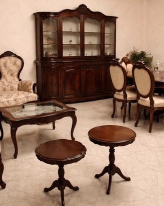 Salone e sala da pranzo completa stile Liberty 