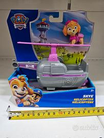 Paw patrol skie con elicottero di salvataggio 