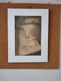 Dipinto a carboncino