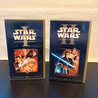 videocassette star wars episodio 1 e 2