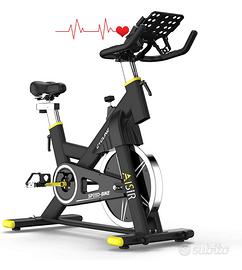 Bicicletta da ginnastica per interni e ciclismo, a