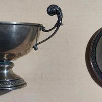 Elegante zuccheriera vintage in Argento 800