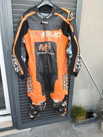 Tuta intera in pelle canguro Vinvo Racing tg50