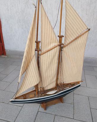 VELIERO VINTAGE MODELLO IN LEGNO