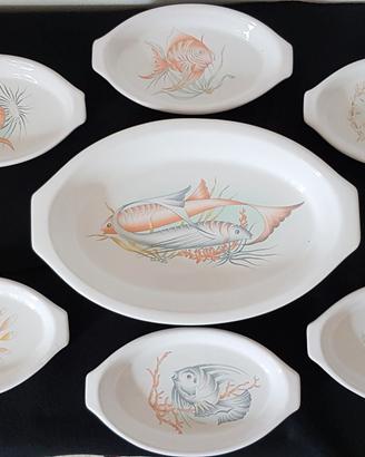 Servizio per pesce più piatto da portata