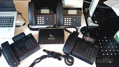 impianto Telefonico VOIP PBX + 4 terminali