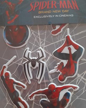 Set 6 adesivi morbidi Spiderman