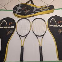 2 racchette Head Radical Tour 630 + Foderi + Borsa