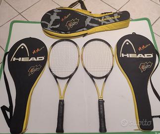 2 racchette Head Radical Tour 630 + Foderi + Borsa