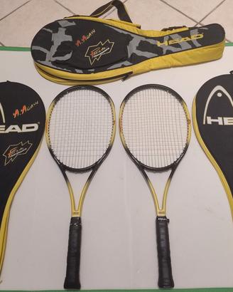 2 racchette Head Radical Tour 630 + Foderi + Borsa
