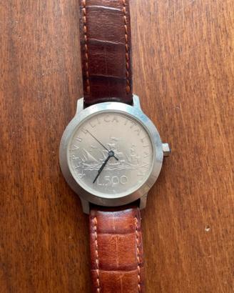 Orologio Vintage uomo in argento e palladio 500 L