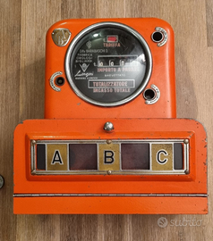 totalizzatore biliardo meccanico anni 60/70 distri