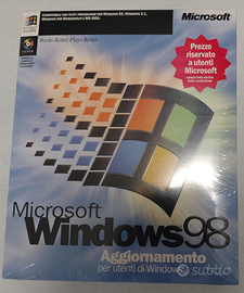 Microsoft Windows 98 Upgrade ITA Big Box