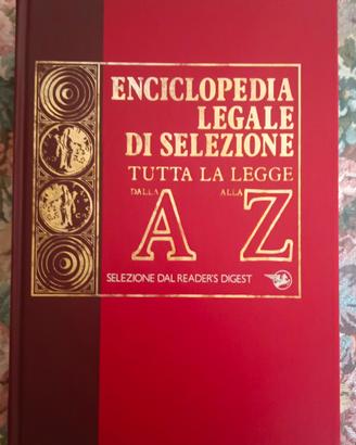 Libro "Enciclopedia Legale dalla A alla Z" anni 80