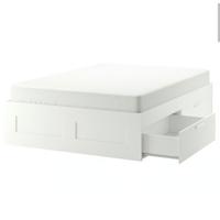 letto Ikea Brimnes con cassettoni