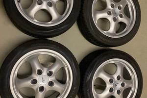 4 Cerchi originali Porsche 993  17" +gomme inverno