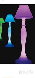 lampada tecnoplast con  led rgb