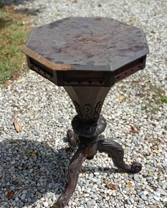 Tavolino d’antiquariato inglese tondo