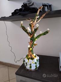 Lampada Albero Fantasy Handmade coni Funghi 