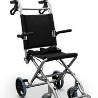 Sedia a rotelle pieghevole, nuova          