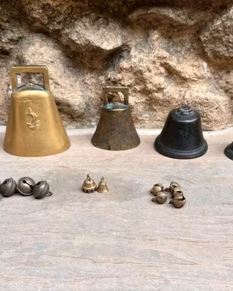 Lotto campane campanacci campanellini sonagli 