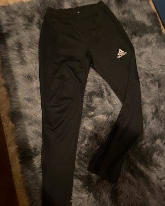 Adidas pantaloni tuta neri