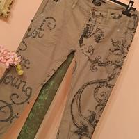 pantaloni donna  strass