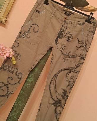 pantaloni donna  strass