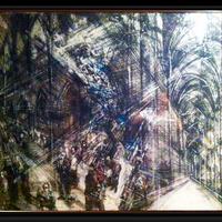 Dipinto quadro di Scianna artista contemporaneo