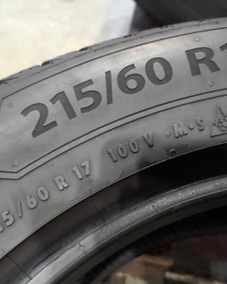 4 GOMME 215 60 17 INVERNALI 90/99% COME NUOVE