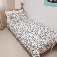 LETTO IN LEGNO MASSICCIO CON MATERASSO UNA PIAZZA