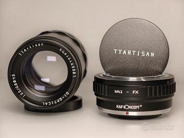 TTArtisan 100mm f/2.8 Bubble Bokeh con  m42-Fuji